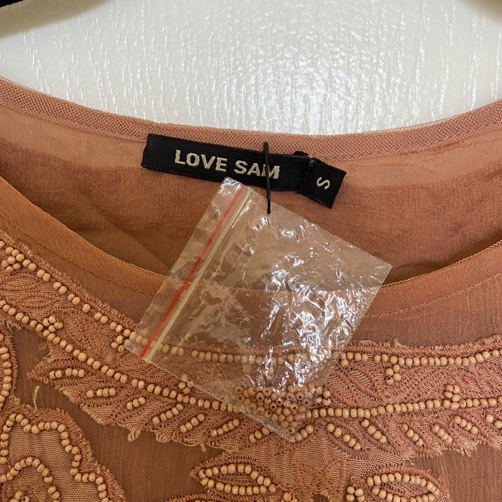 Love Sam Embroidered/Beaded Top - Picture 3 of 11